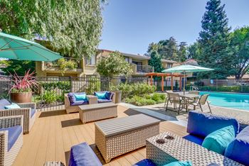 Refreshing heated outdoor swimming pool
